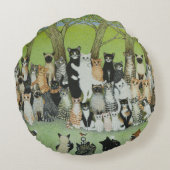 小鳥を見て下さい ラウンドクッション (裏面)