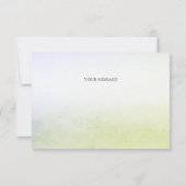 小鳥フローラ金ゴールドサンキューカード サンキューカード (裏面)