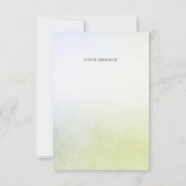 小鳥フローラ金ゴールドサンキューカード サンキューカード (裏面)