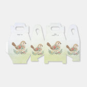 小鳥フローラ金ゴールド優先ボックス フェイバーボックス (折り畳みなし)