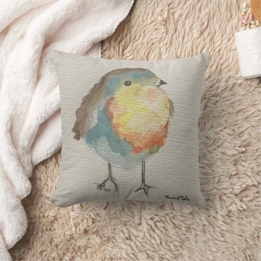小鳥枕 クッション (ブランケット)