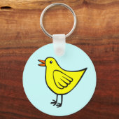 小鳥01 キーホルダー (正面)