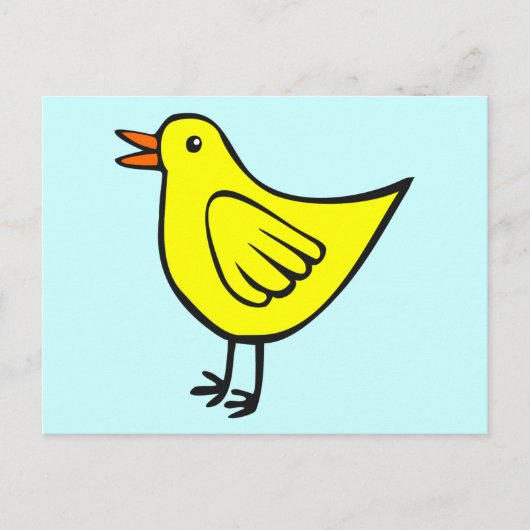 小鳥01 ポストカード (正面)