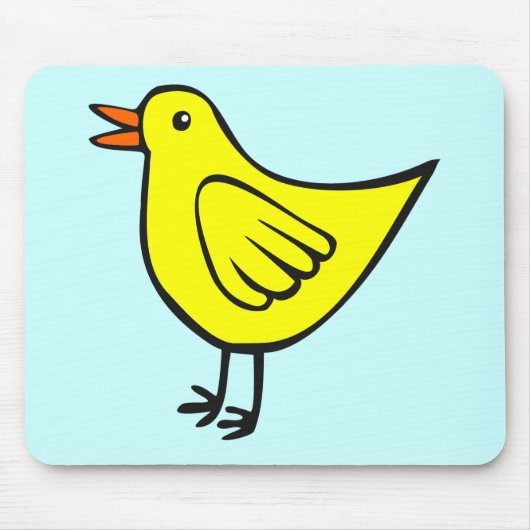 小鳥01 マウスパッド (正面)