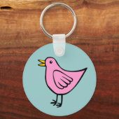 小鳥04 キーホルダー (正面)