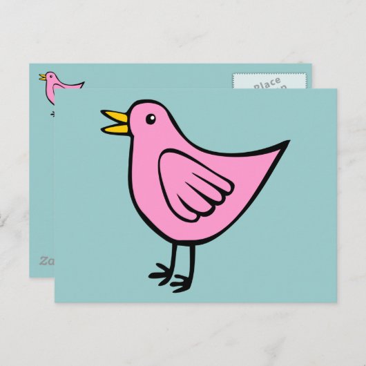 小鳥04 ポストカード (正面/裏面)