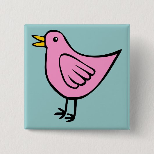 小鳥04 缶バッジ (正面)