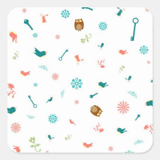 小鳥 スクエアシール