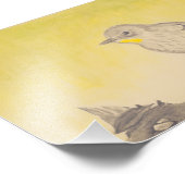 小鳥 フォトプリント            (角)