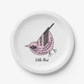 小鳥 ペーパープレート (正面)
