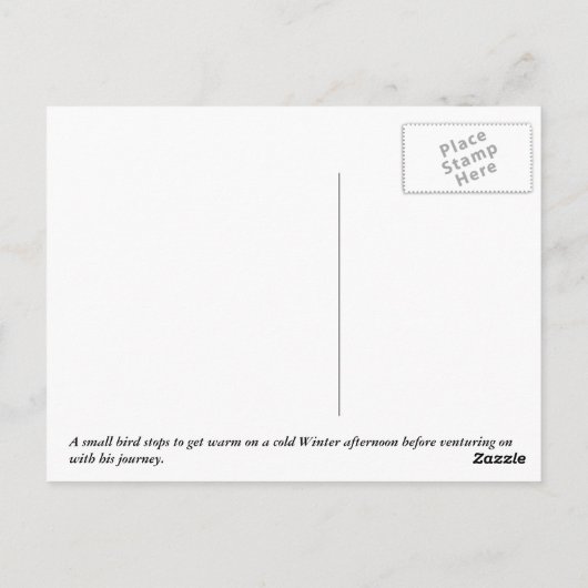 小鳥 ポストカード (裏面)