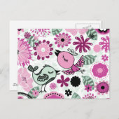 小鳥 ポストカード (正面/裏面)