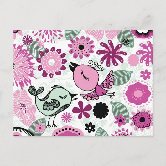 小鳥 ポストカード (正面)