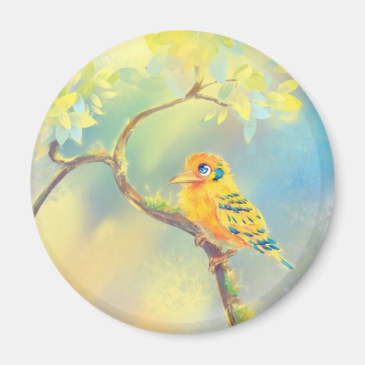 小鳥 マグネット (正面)