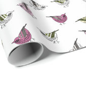 小鳥 ラッピングペーパー (ロールコーナー)