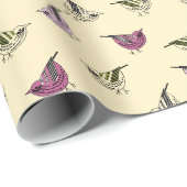 小鳥 ラッピングペーパー (ロールコーナー)