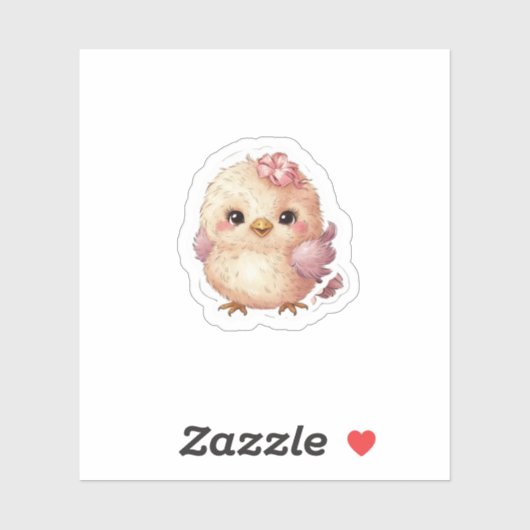 小鳥(弓) シール (シート)