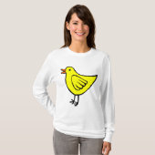 小鳥 – 黄色 Tシャツ (正面フル)