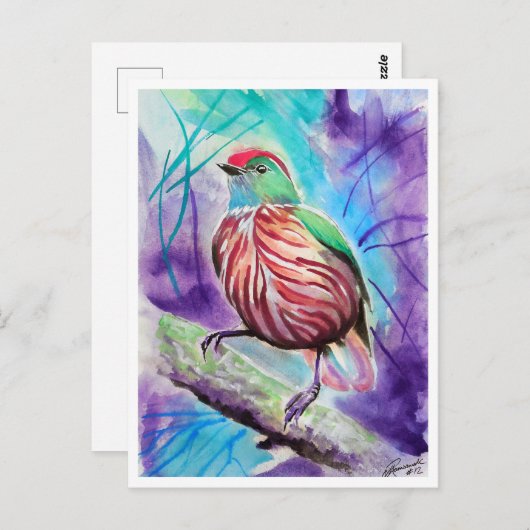 小鳥#12 ポストカード (正面/裏面)