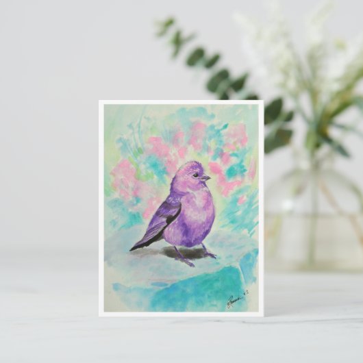 小鳥#3 ポストカード (スタンド正面)