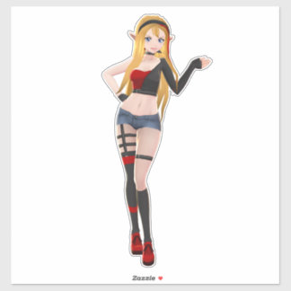 小鹿ステッカー シール