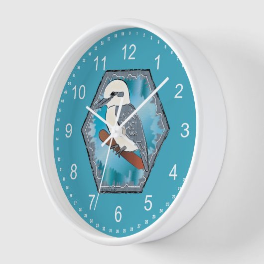 小鹿原鳥 壁時計 (傾斜)