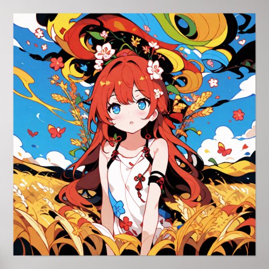 小麦お洒落野戦少女 ポスター (正面)