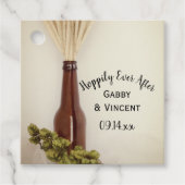 小麦とホップのビールがホピリと後に結婚続く フェイバータグ (正面)