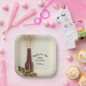 小麦とホップスピリーエバーブルワリー結婚ズ ペーパープレート (パーティー)