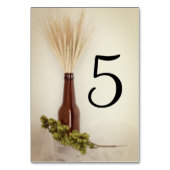 小麦とホップスブルワリ結婚ーズ テーブルナンバー (正面)