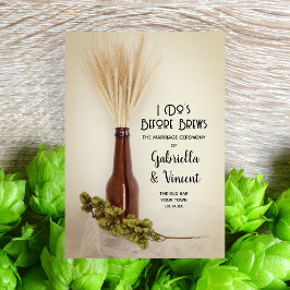 小麦とホップスブルワリ結婚ーズ 三つ折りプログラム