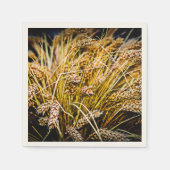 小麦のシーフ – ありがとう スタンダードカクテルナプキン (正面)