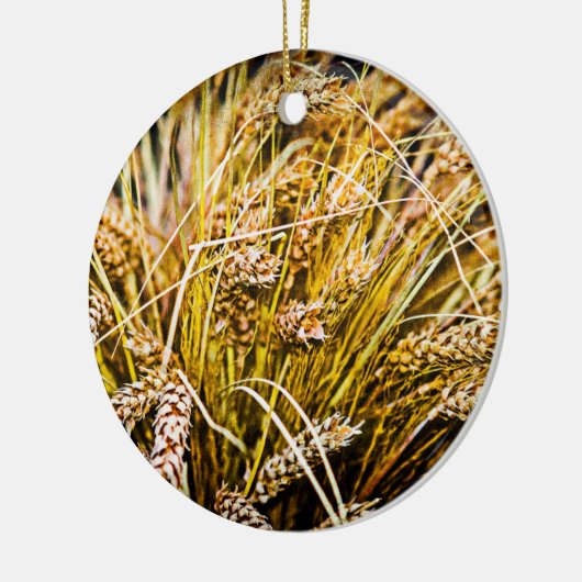 小麦のシーフ – ありがとう セラミックオーナメント (左)