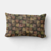 小麦のスパイクレット模様 ランバークッション (裏面)