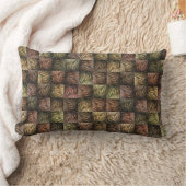 小麦のスパイクレット模様 ランバークッション (ブランケット)