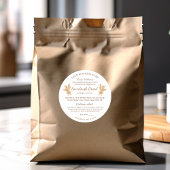 小麦のソース生地パンコテージ法ラベルシール ラウンドシール