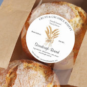 小麦のソース生地パンベーキング成分 ラウンドシール