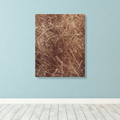 小麦のフィールド(by Eugene Atget) キャンバスプリント (インサイチュ (ウッドフロア))