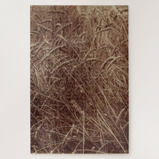小麦のフィールド(by Eugene Atget) ジグソーパズル (縦)