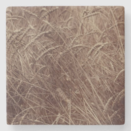 小麦のフィールド(by Eugene Atget) ストーンコースター