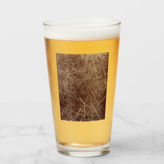 小麦のフィールド(by Eugene Atget) タンブラーグラス (ドリンク正面)