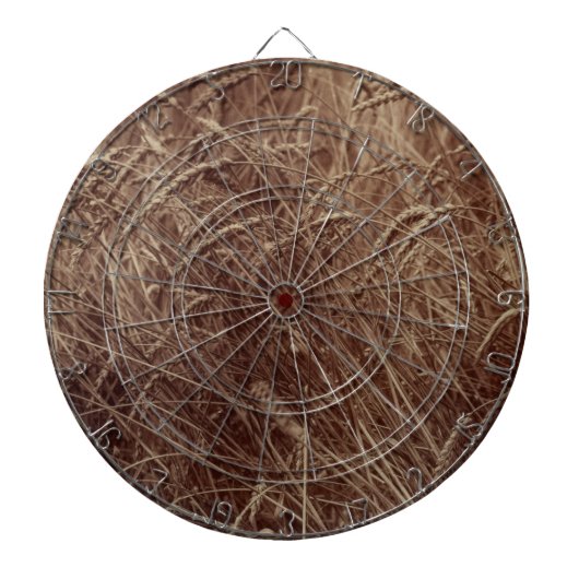 小麦のフィールド(by Eugene Atget) ダーツボード (正面)