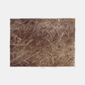 小麦のフィールド(by Eugene Atget) フリースブランケット (正面(横))