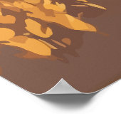 小麦の収穫時期 ポスター (角)