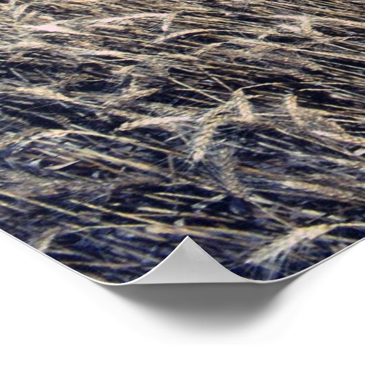 小麦の収穫 ポスター (角)