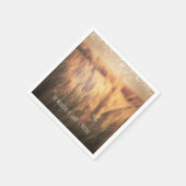 小麦の国素朴の結婚式 スタンダードカクテルナプキン (角)