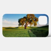 小麦の山々に囲転がまれた孤高の木 Case-Mate iPhoneケース (裏面 (横))