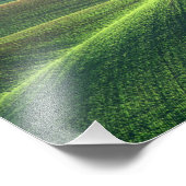 小麦の春は、パルーズの丘の上に フォトプリント            (角)