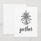 小麦の束 ノートカード (正面/裏面)