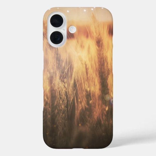 小麦の田舎 田園 シンプルエレガンス Case-Mate iPhoneケース (裏面)